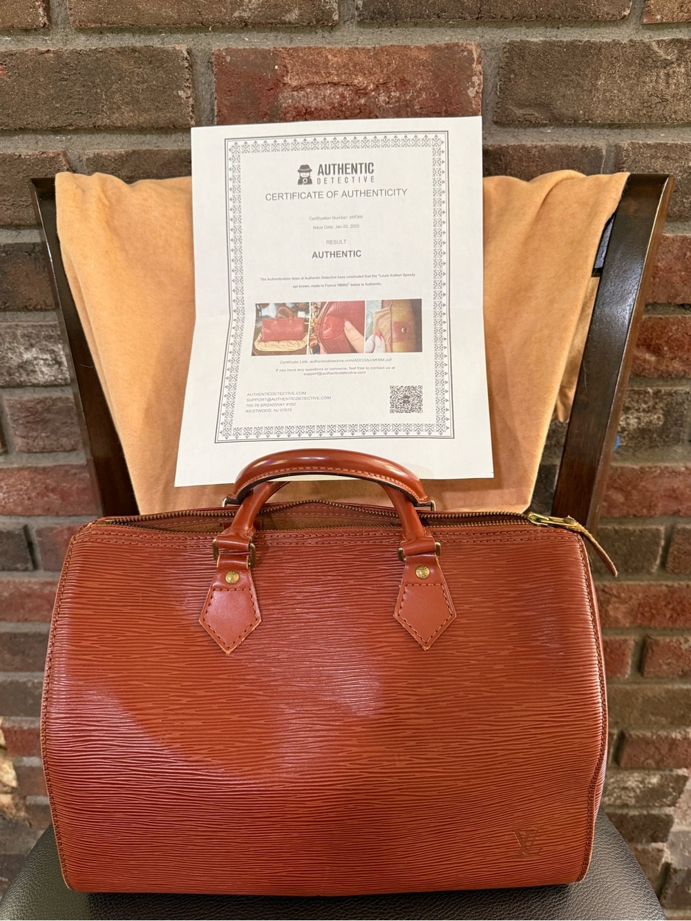 Pre-Loved & Discontinued Louis Vuitton Speedy 30 Epi Kenya Brown w/ODB